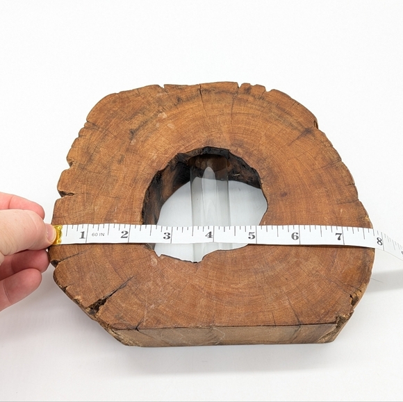 Wooden Live Edge Bud Vase - Picture 9 of 10